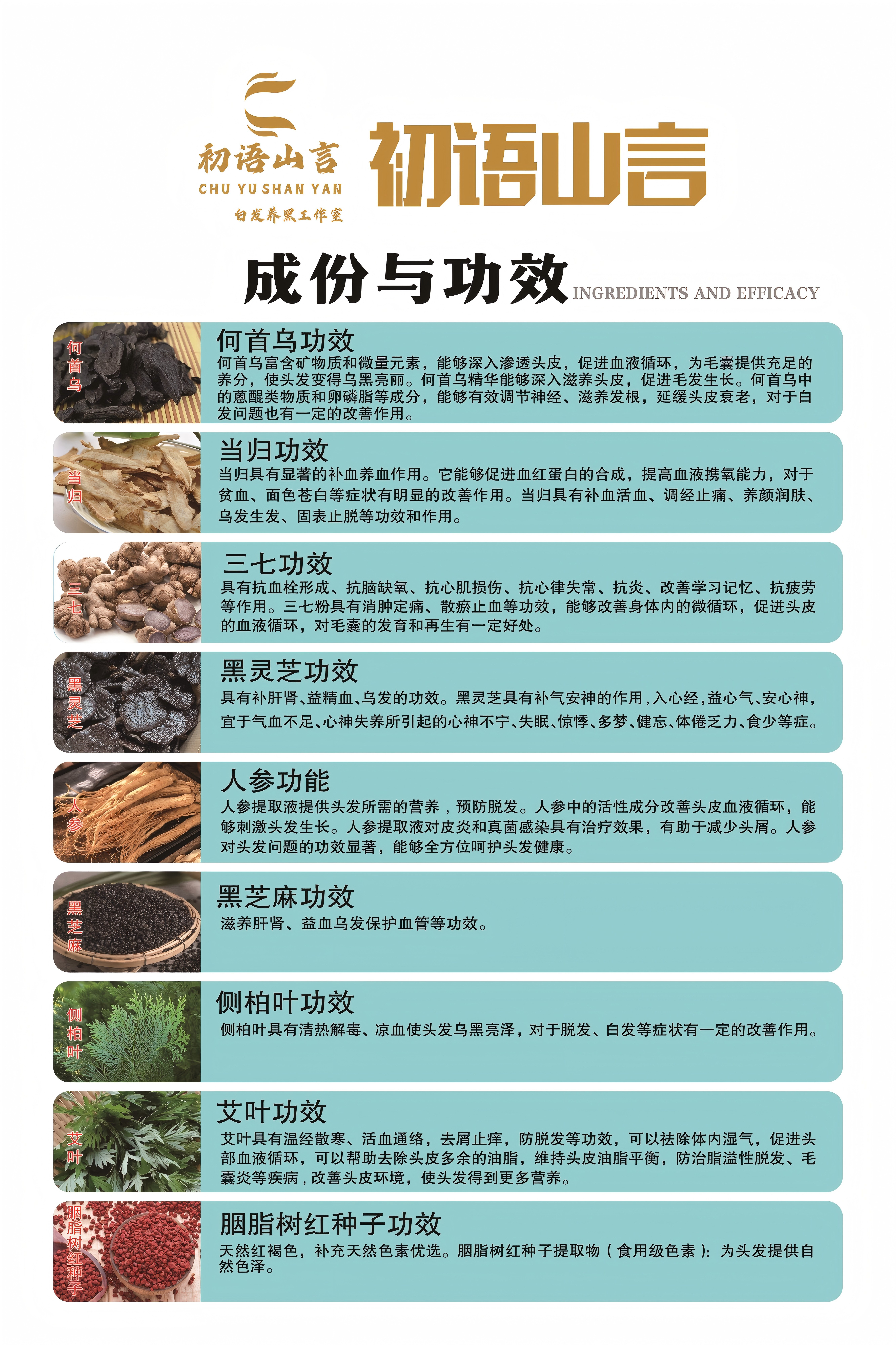王女士试用推广初语山言白发养黑洗发露