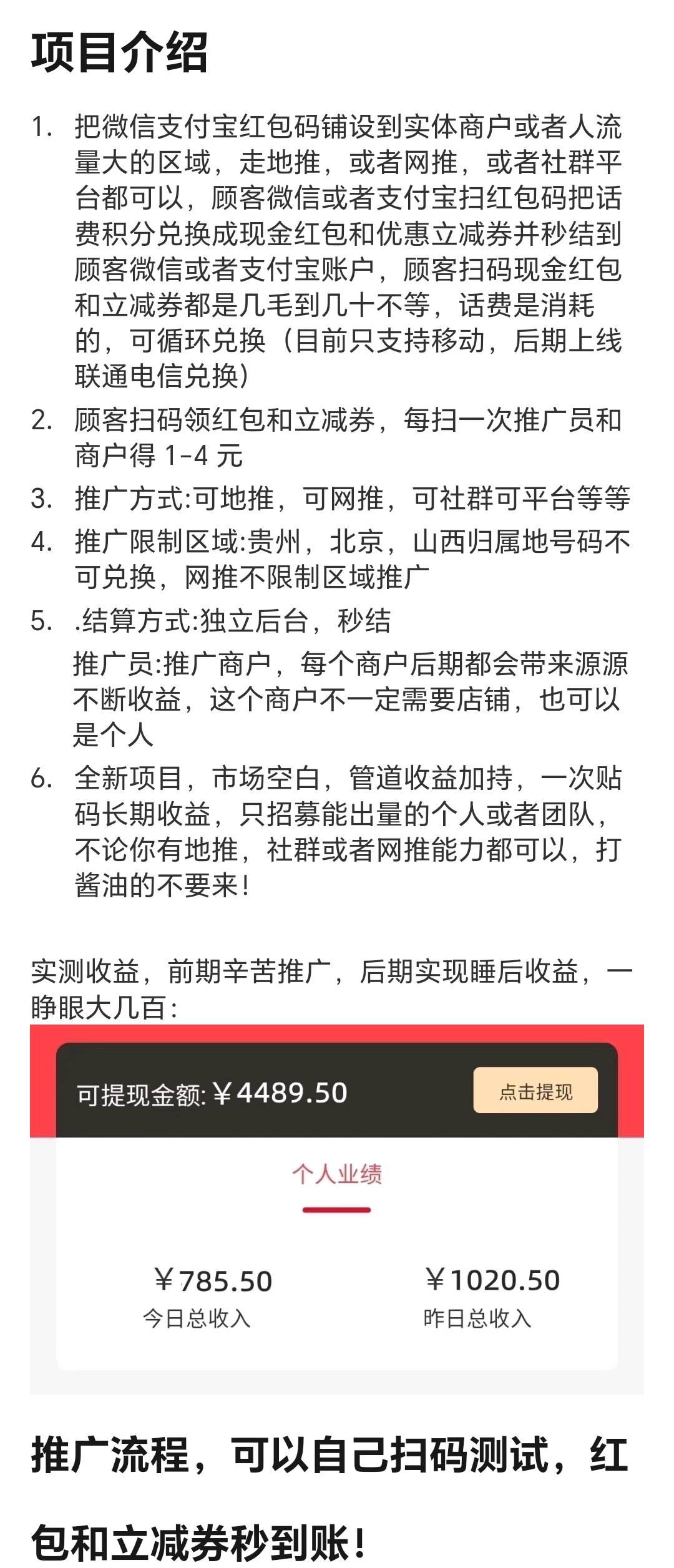 郭先生地推项目