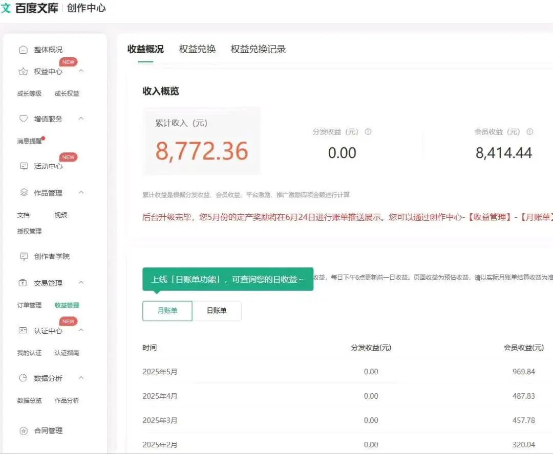 赵万庆百度文库托管代运营!副业之.王!来看收益图