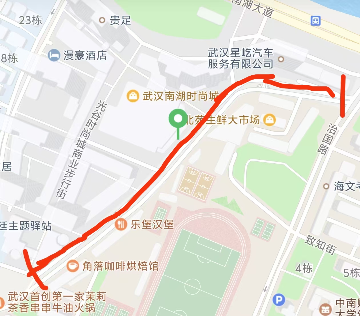 赵志成地推项目武汉南湖时尚城即将新建青年步行街,先诚邀商户入驻