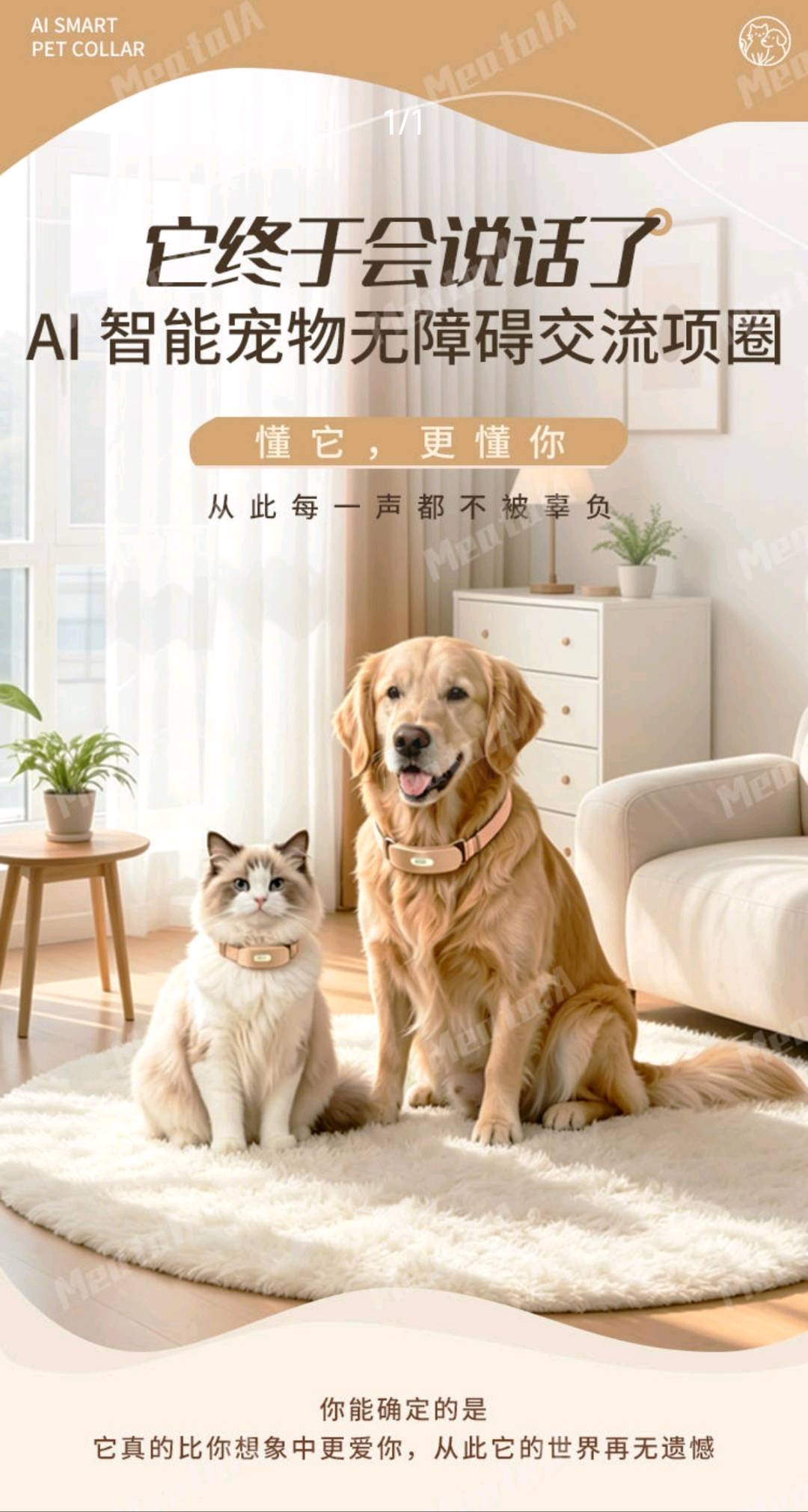 朱先生地推项目告别猜心时代！中科大黑科技“宠物翻译项圈”，邀您共拓！