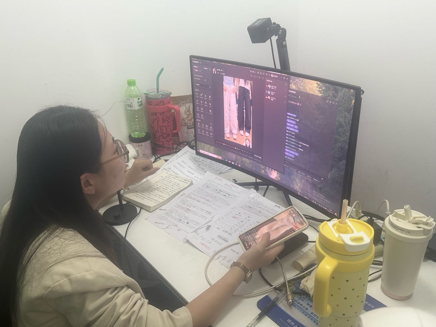 李俊仪找合伙人抖音ai带货 绿幕口播 