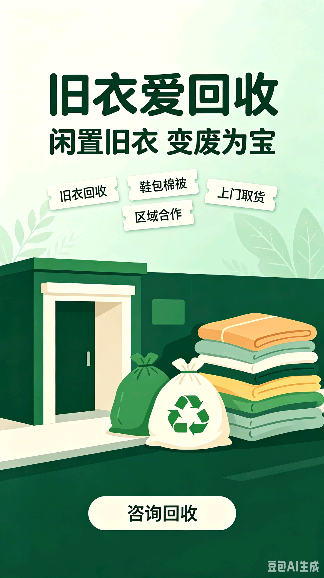陈先生 全国招募旧衣回收合伙人