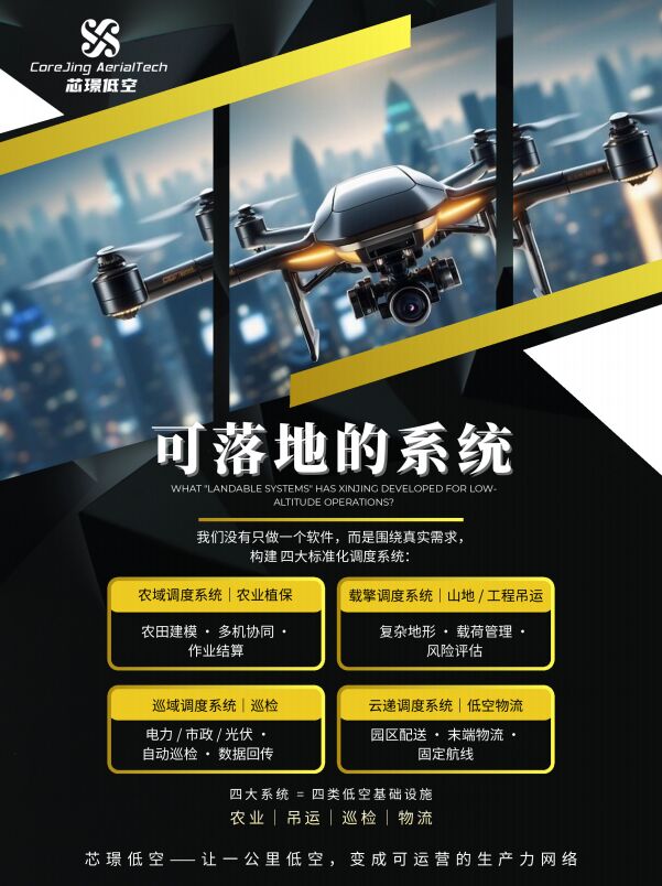 李先生找合伙人低空经济大风口来了！
芯璟低空全国招城市合伙