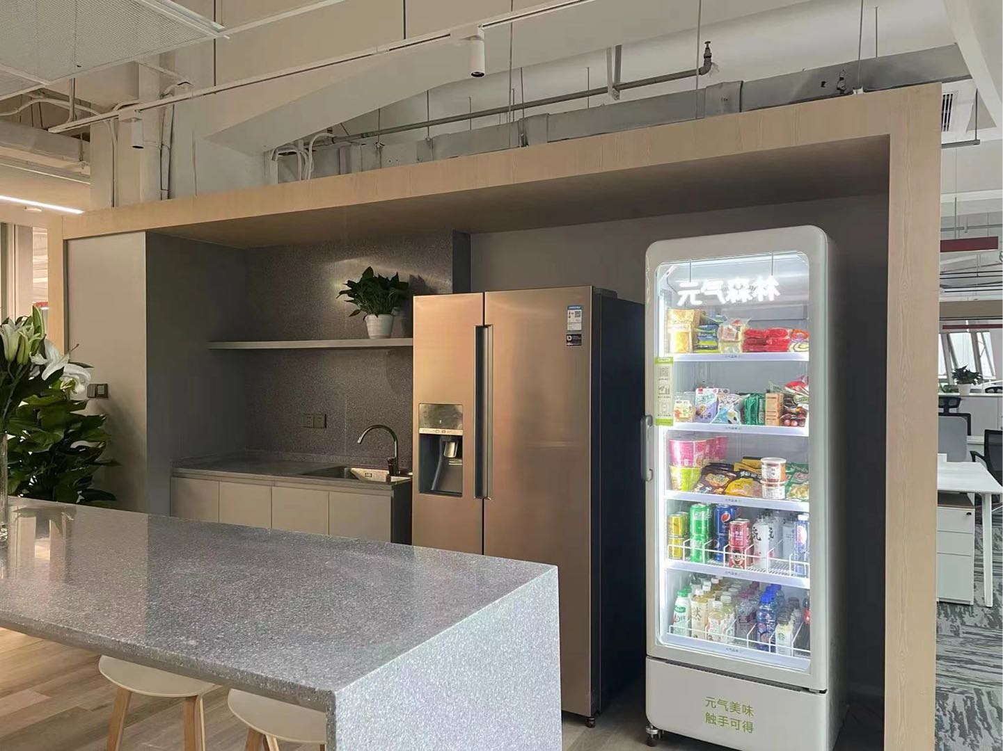 吴沁蓉地推项目元气森林直营品牌售货柜，免费合作，免费安装，免费售后