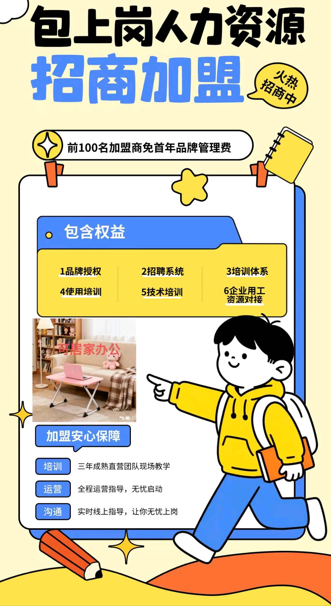 延志忠找合伙人人力资源线上招聘+可居家+月入*