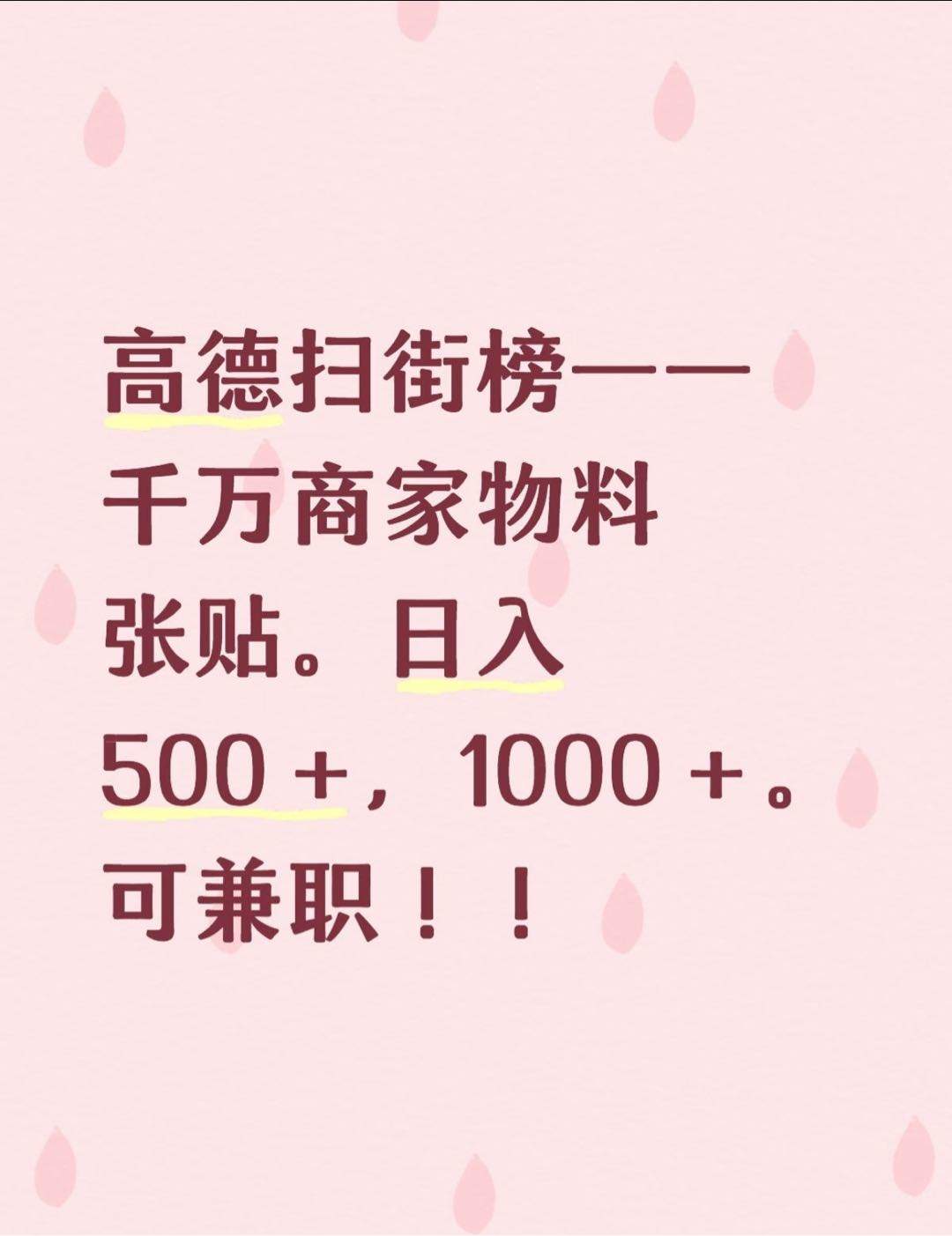 唐先生地推项目
