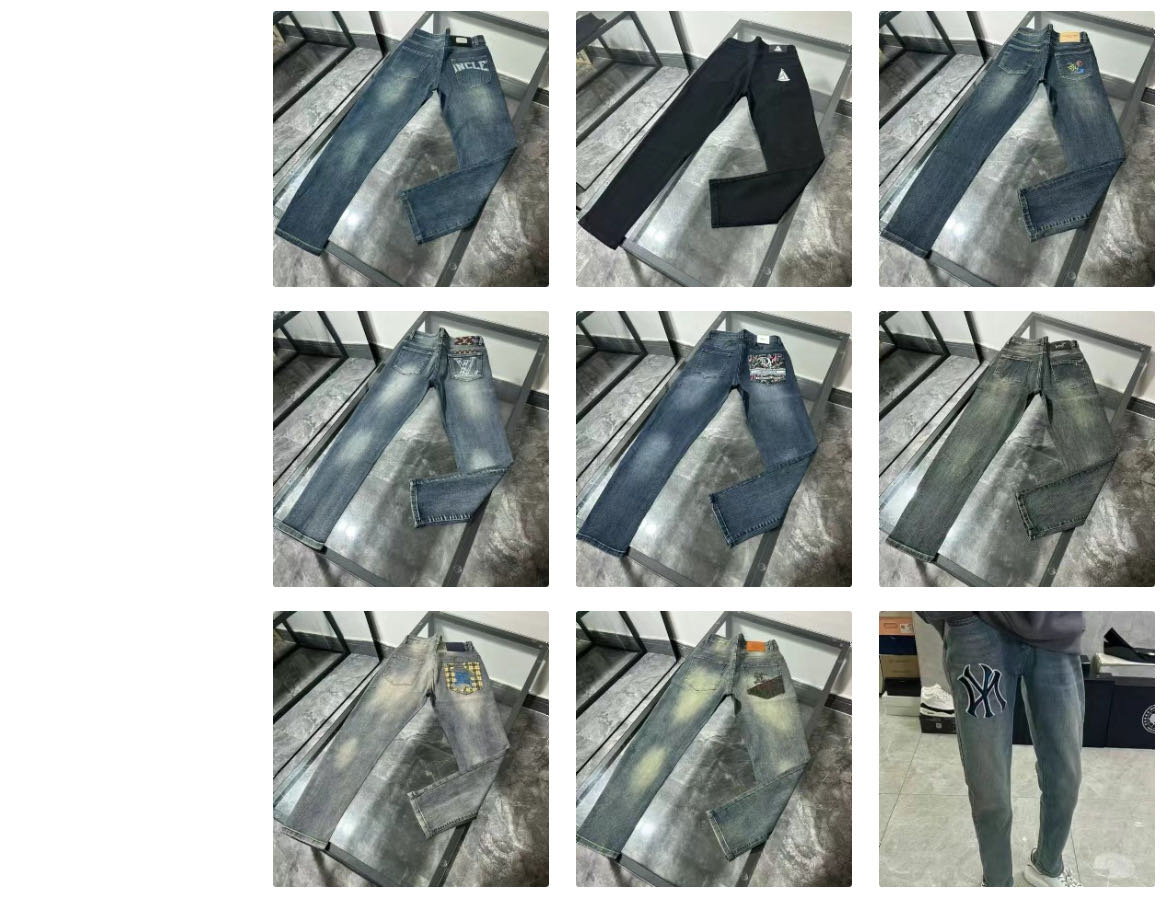 胡先生品牌货源辽宁潮牌牛仔裤供应