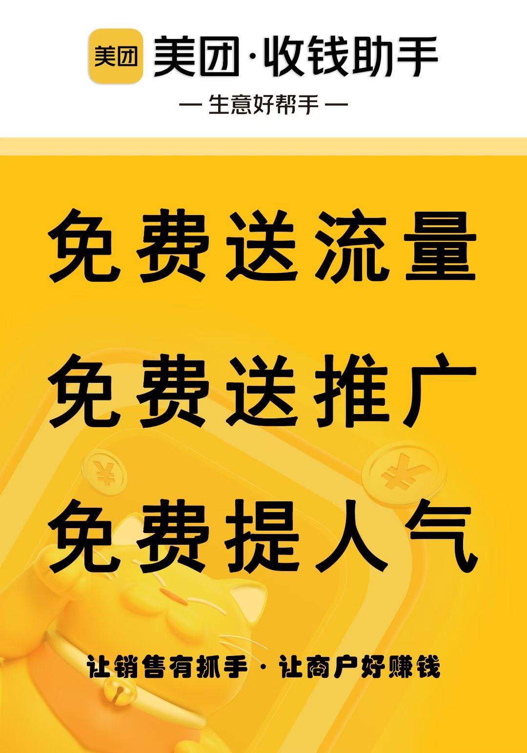史先生美团收钱助手，甲方直招，全国可做，空白市场