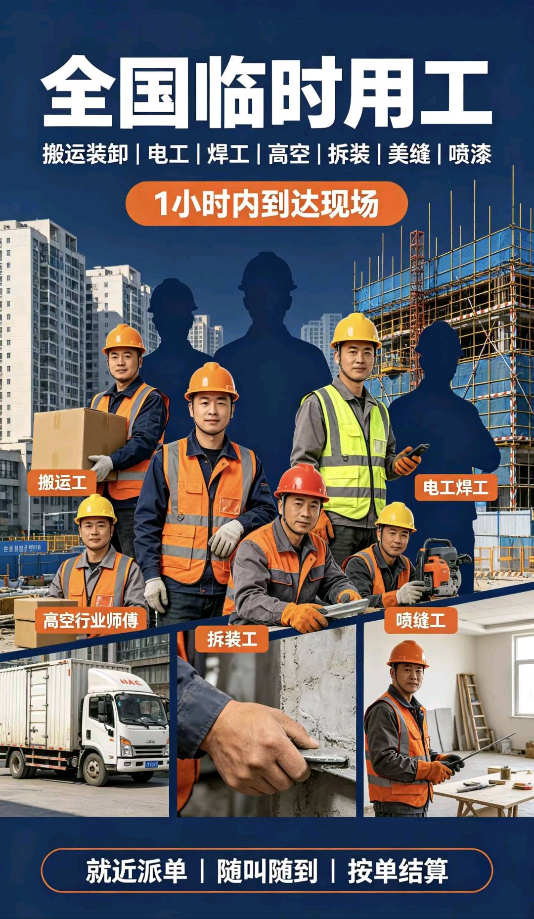 朱建其他供需承接各种物流，公司，搬运+装卸服务，各种临时工，安装工随时可以安排