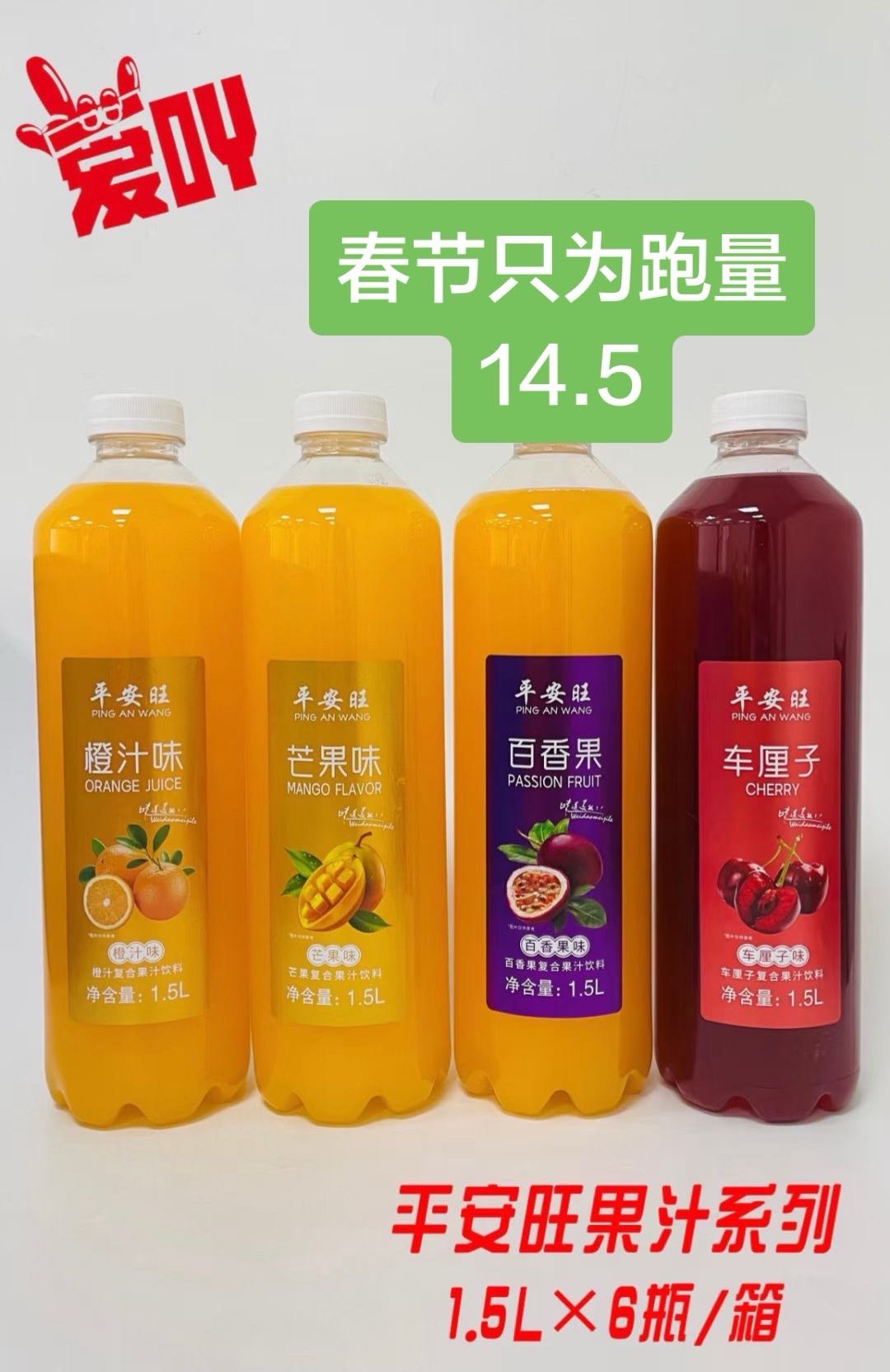 公金宝品牌货源饮料厂家、春节大瓶果汁旺季