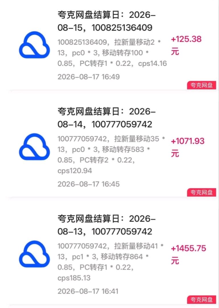 兰先生找合伙人夸克网盘拉新项目,13元/单,日出100单全套实操方案,寻找推广合作方