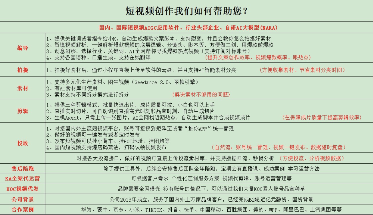 吴先生找合伙人短视频批量混剪的和ai图生视频，丽帧API聚合