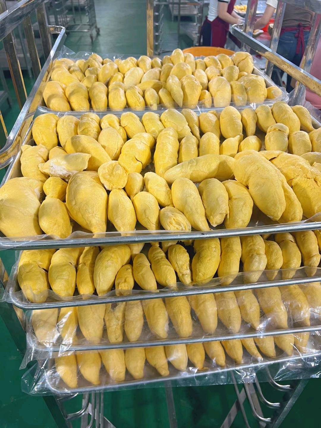 苏裕品牌货源液氮冷冻榴莲肉源头产品，寻求自助餐 烤榴莲 电商 微商 地摊 社团合作