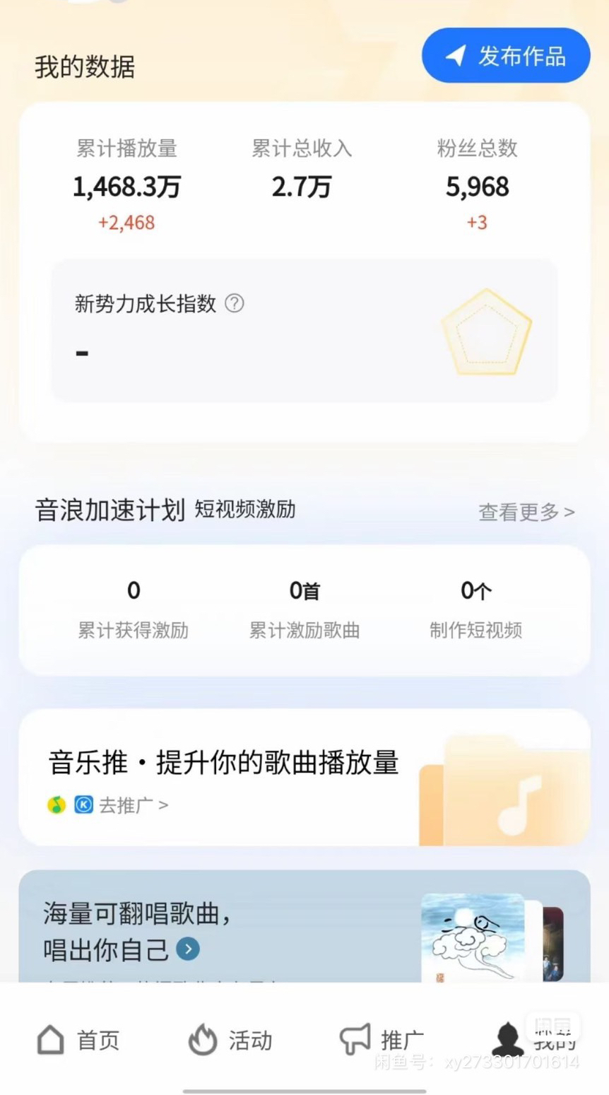 王先生腾讯音乐人项目