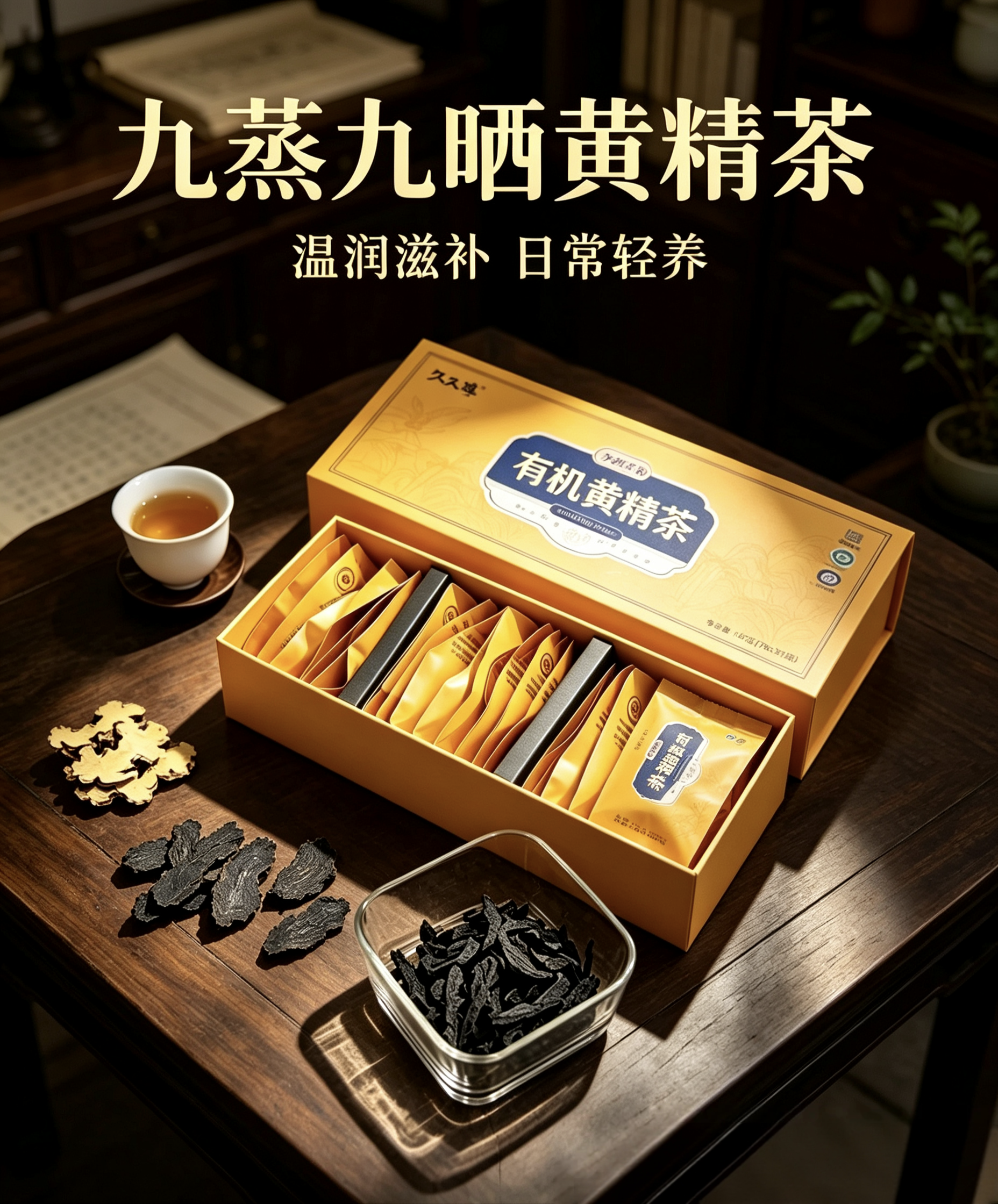 肖浩鹏品牌货源提供九华山核心产区有机黄精茶，全国招募分销代理及直播带货等渠道合作