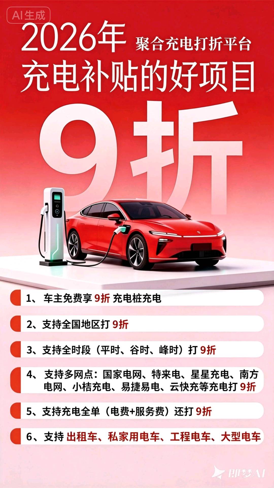 李先生地推项目惠充天下充电打折平台，找团队和推广员