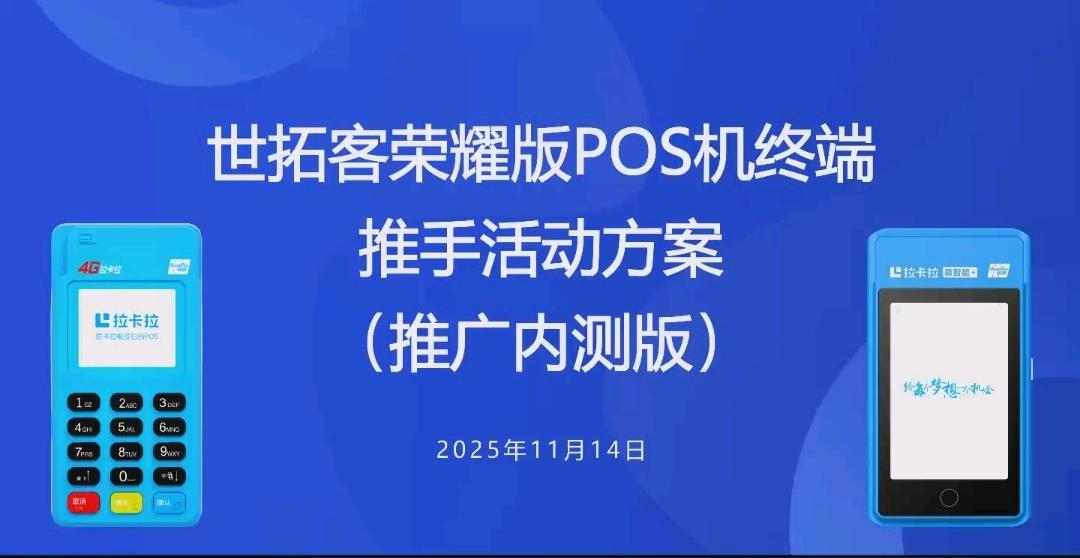 刘先生地推项目POS机新势力
