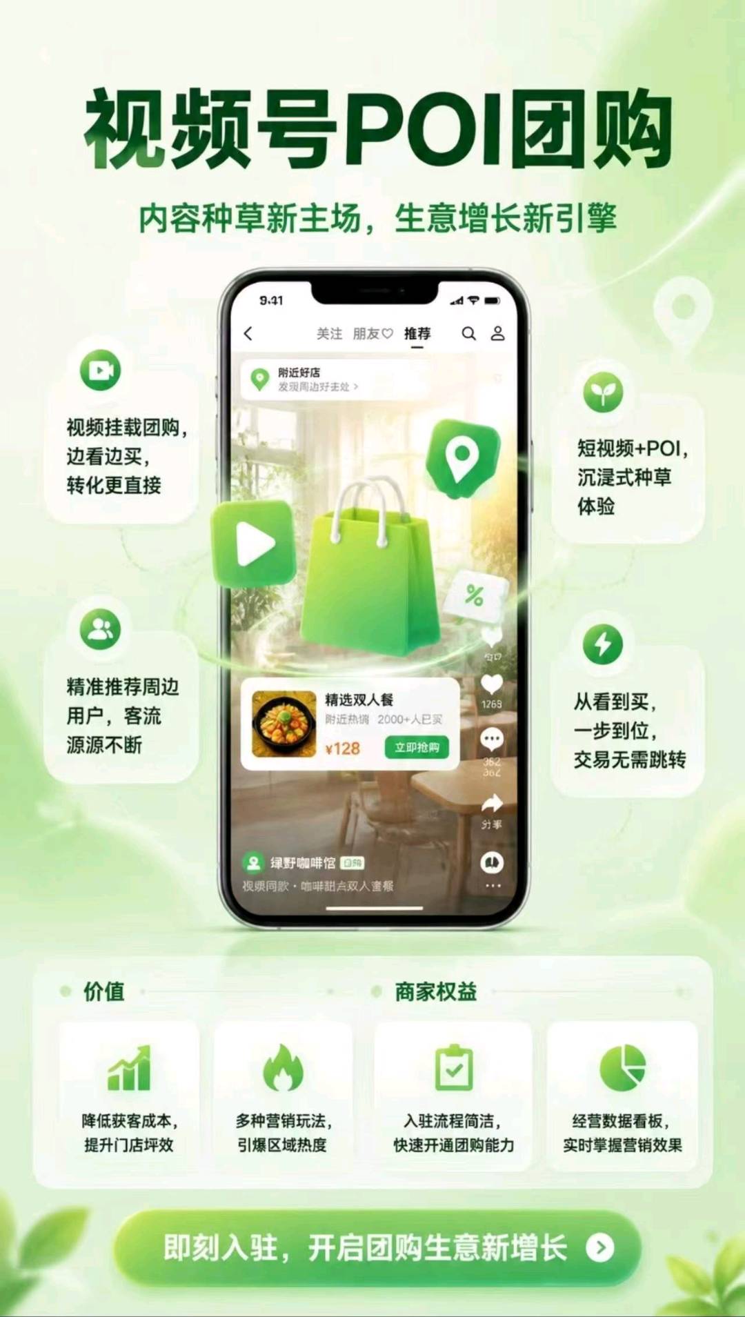 尹先生地推项目小圆汇种草卡 一碰即达，让实体店客流活起来