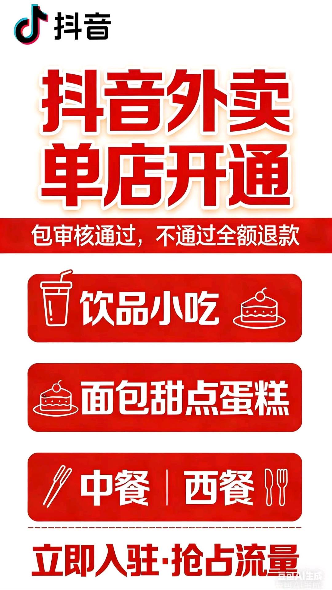黄天靖找合伙人抖音外卖代理权开通