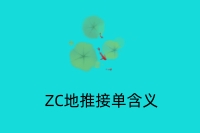 zc地推接单含义