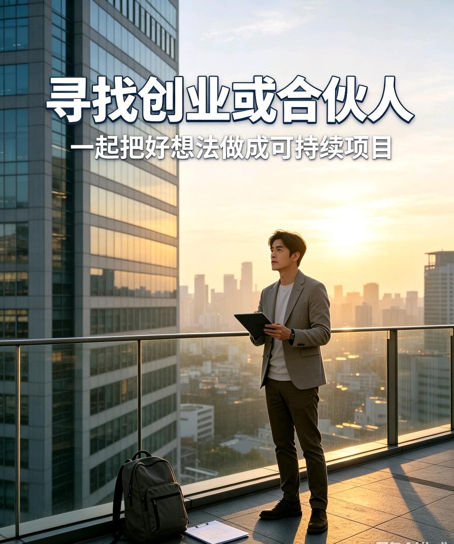 陈先生找合伙人苏州膳食营养粉地推项目合作，长期稳定，每单40元，零押金可选