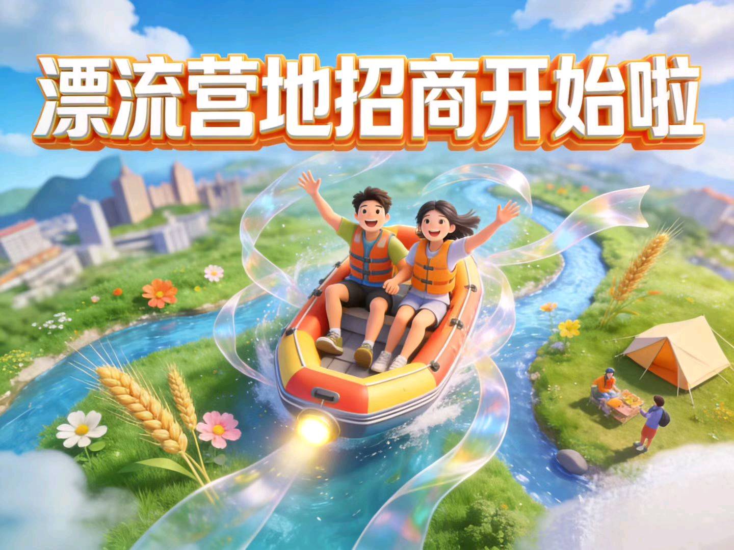 邹渝场地活动漂流营地全域招商