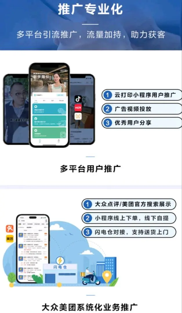 廖女士地推项目便民共享自助打印机招地推人员/团队