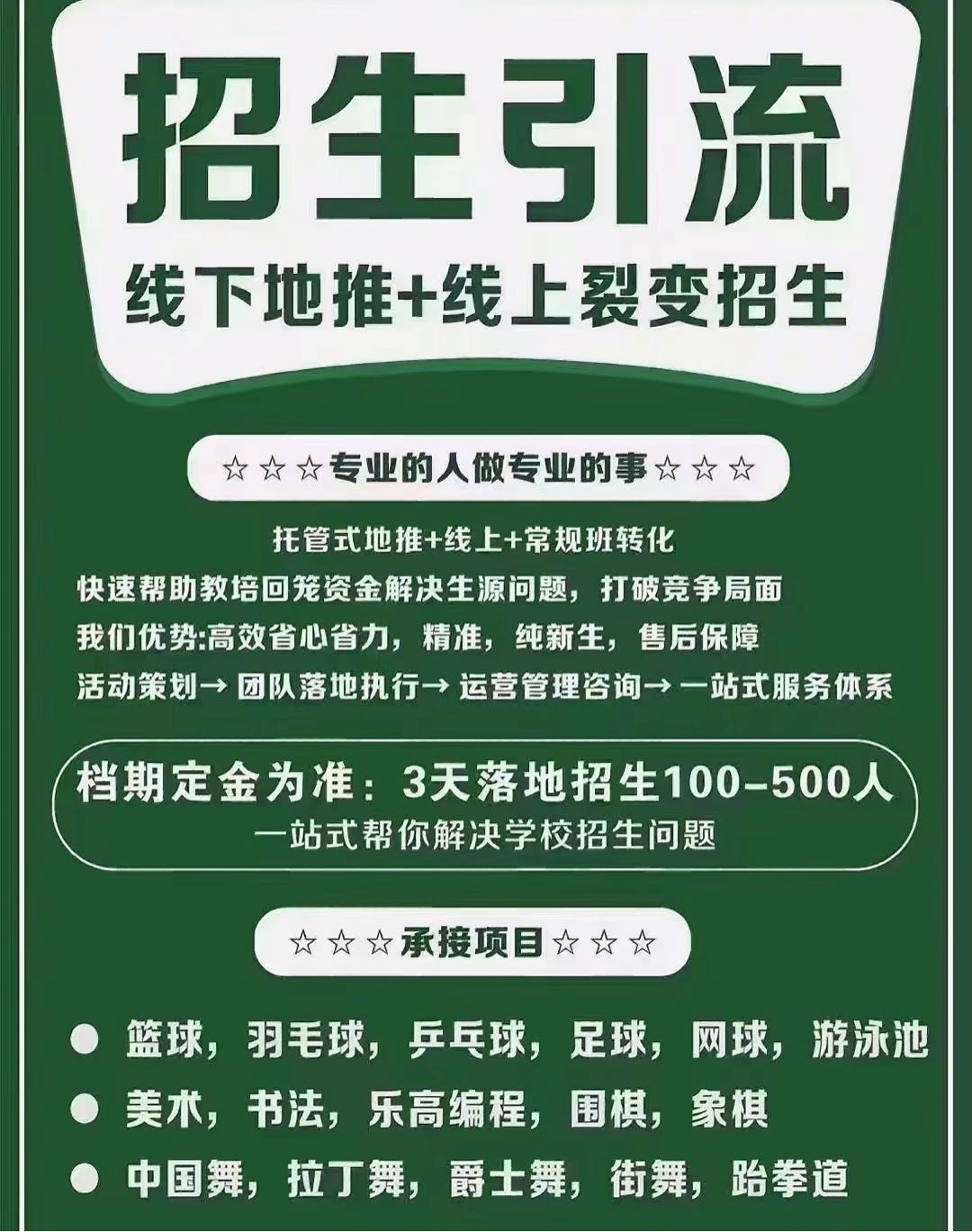 巩河河推广团队专业地推招生，服务全国