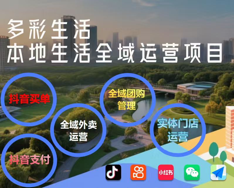 张军政找合伙人先交付落地 抖音买单/点餐+全域团购/外卖+华为元招募城市服务商