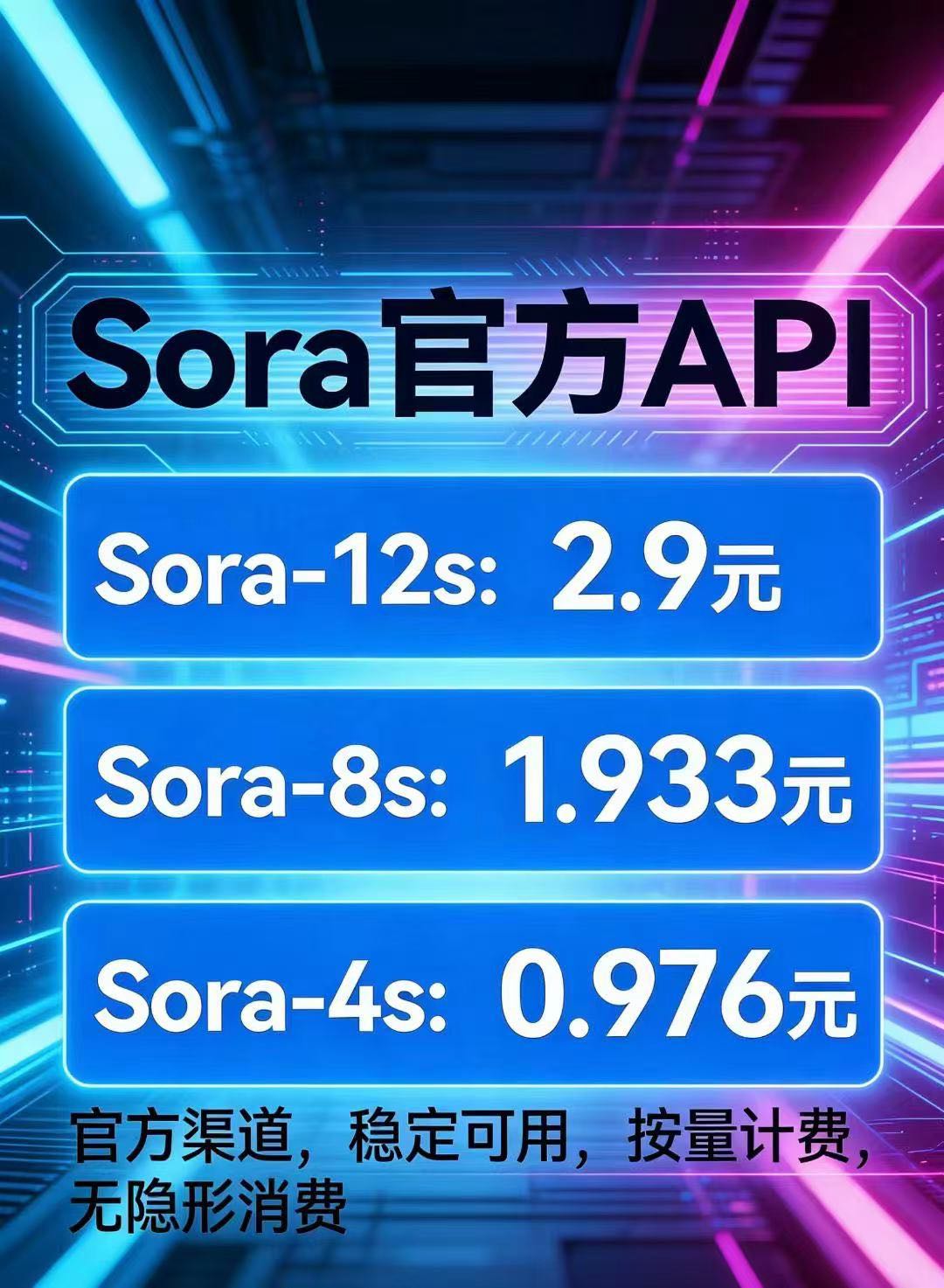 胡凯放其他供需Sora2 ai模型接口官方版 稳定