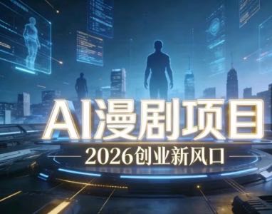 丁胜找合伙人Ai漫剧版权广告变现项目，官方结算、低投入，稳定性收益。