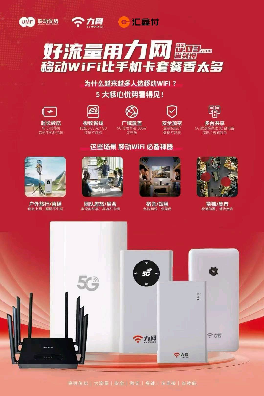 龚先生找合伙人支付公司联动优势旗下随身WiFi项目招募合伙人