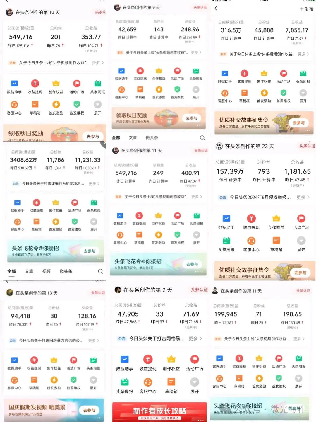 杨晓秋今日头条,无人工矩阵搬砖项目