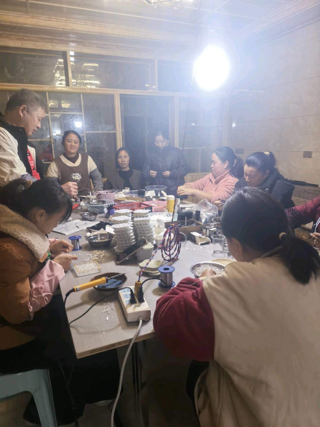 王绪德供需合作诚心寻找手工活外发加工。自有场地和20人宝妈团队