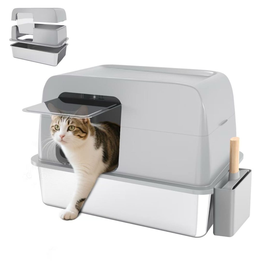 姜先生品牌货源不锈钢猫砂盆猫砂盆厂家，找销售，找代理
