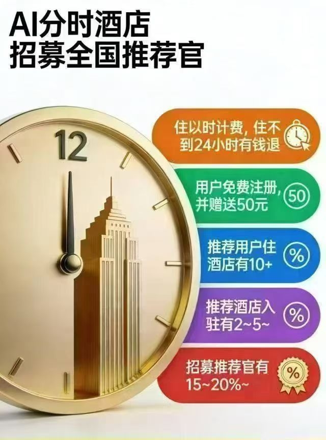 姚先生酒旅项目，全国招募推荐官，名额有限，可到公司实地考察，欢迎大家的莅临