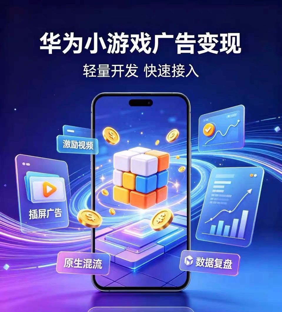 李莎找合伙人提供华为抖音小游戏开发+代运营合作，包售后陪跑