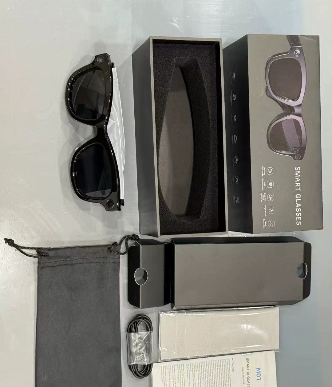 蔡传铭品牌货源能拍照 录像 听歌 智能对话ai眼镜找销售员 