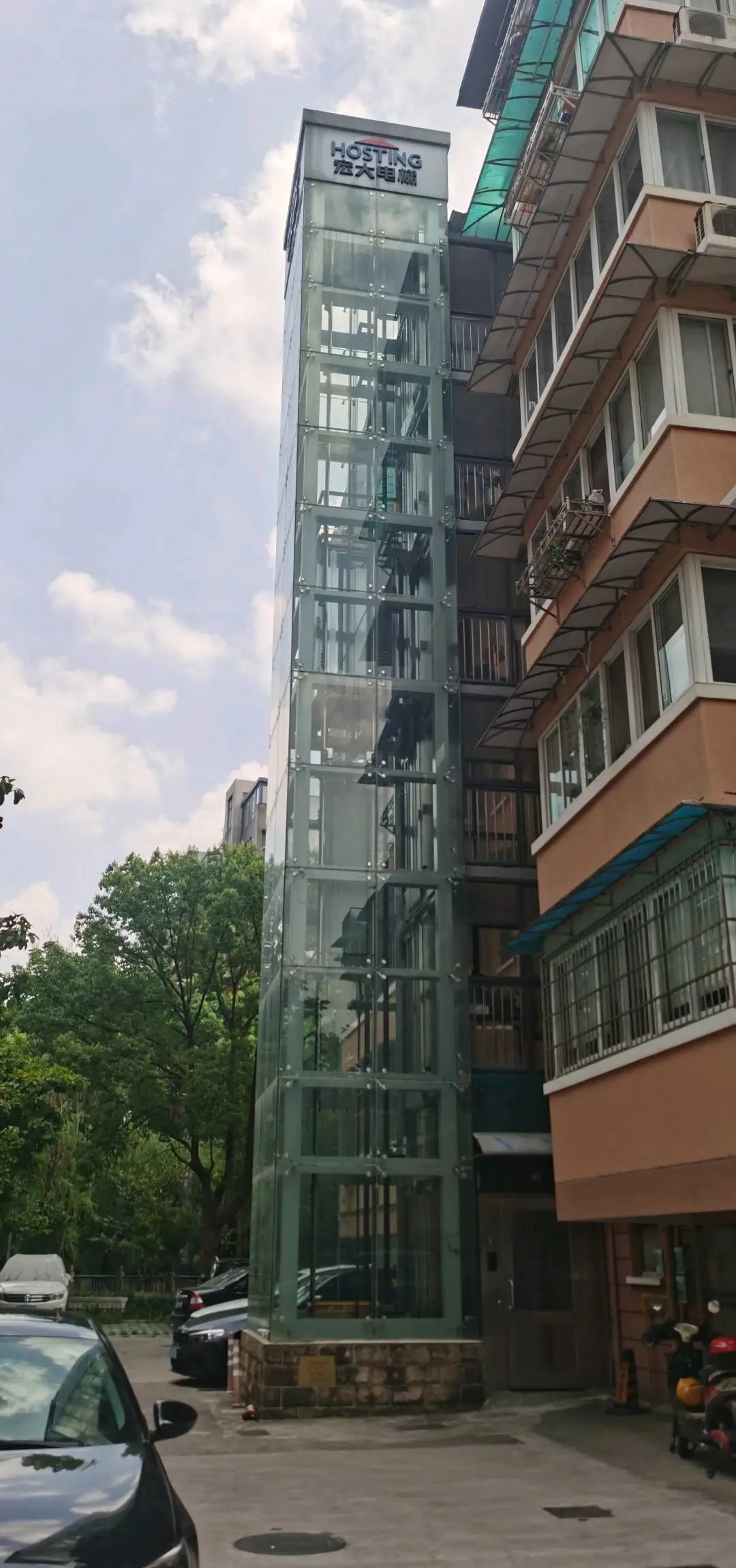 林永桅地推项目社区旧城加装电梯改造项目,由市政,社区,中交二建集团,仁财劳务,在绍兴