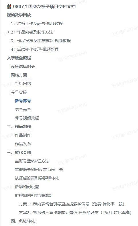 温先生其他供需同城/全国单身经济搭子赛道项目操作全流程
