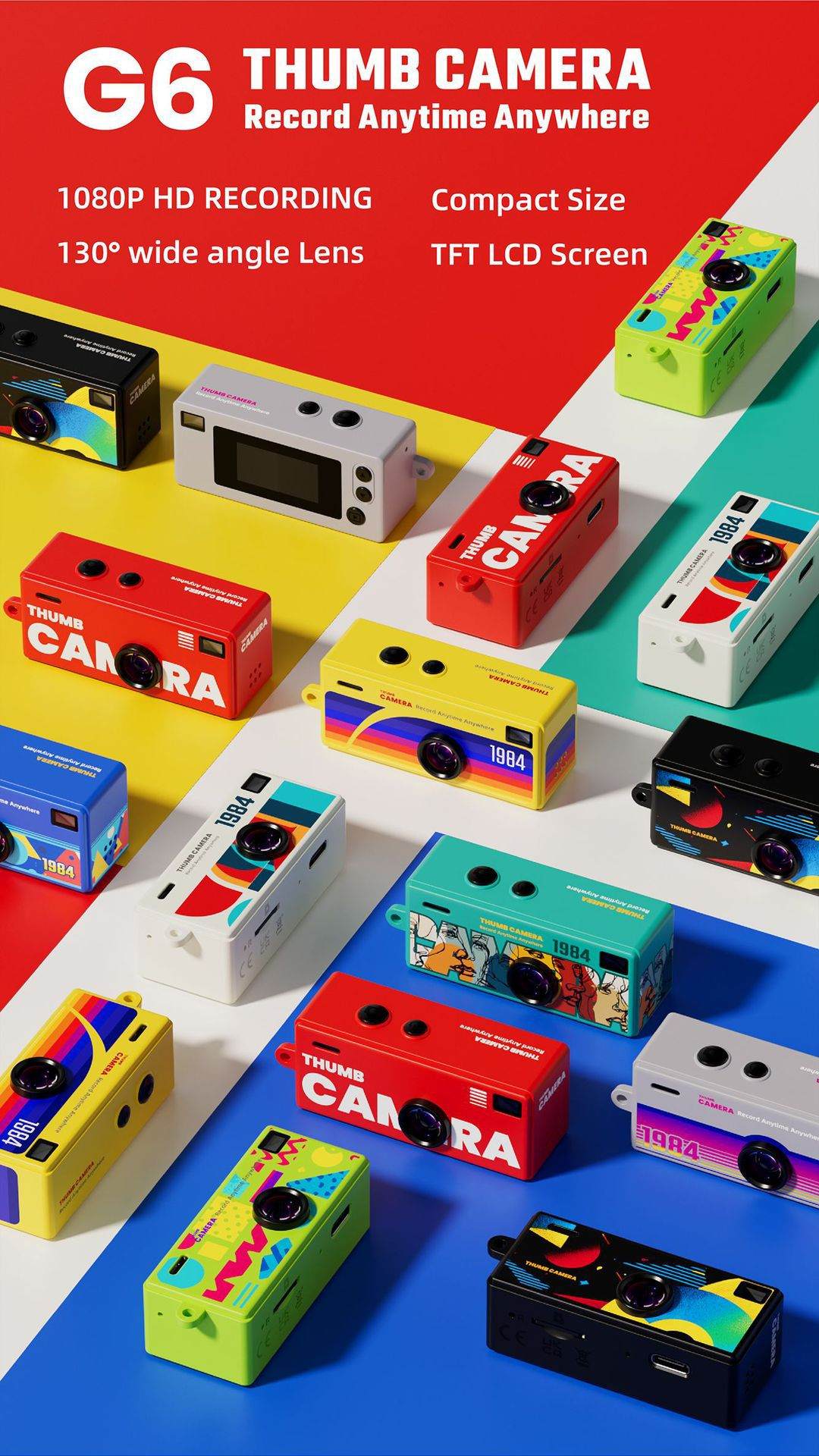 姜先生品牌货源柯达拇指相机同款钥匙扣