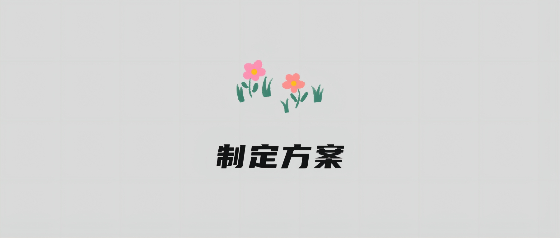 制定方案
