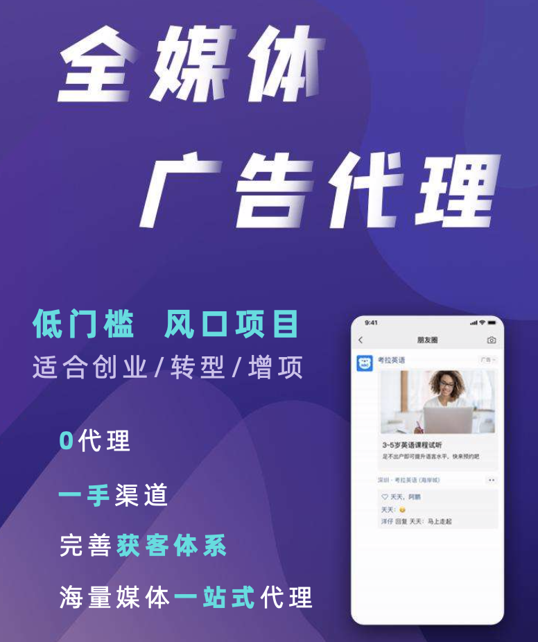 李女士找合伙人互联网广告投放项目，个人实操稳定单月*，团队*