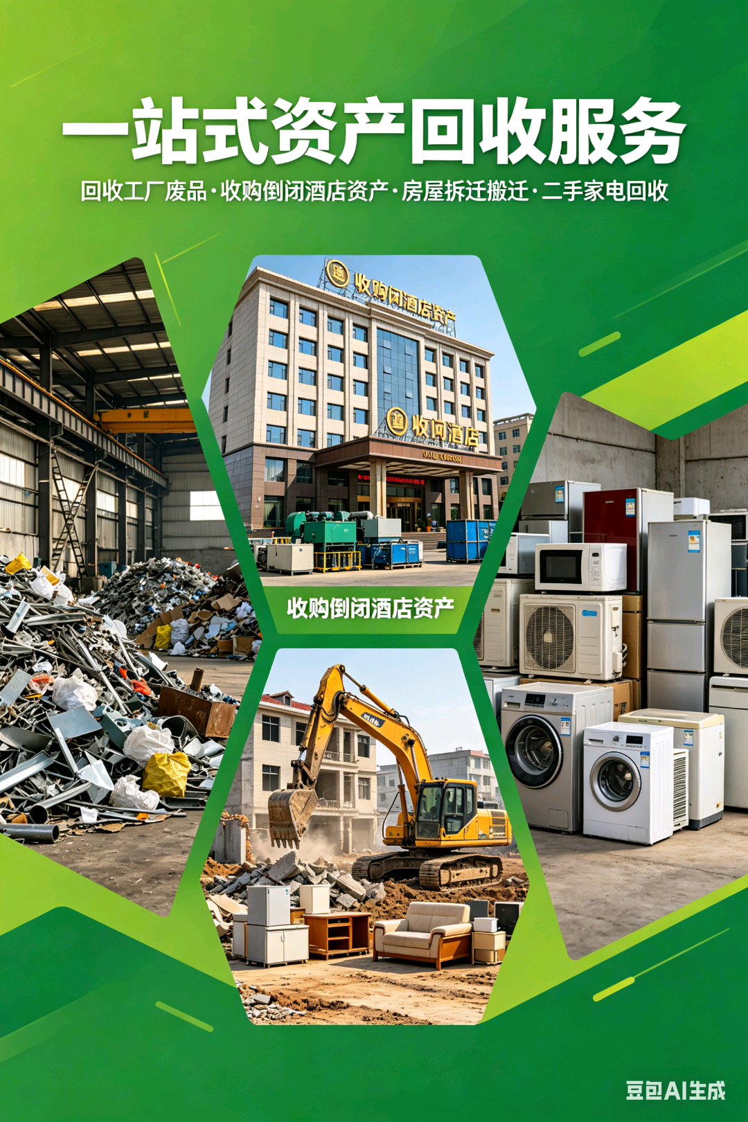 谢添福
工厂搬迁废旧物品回收