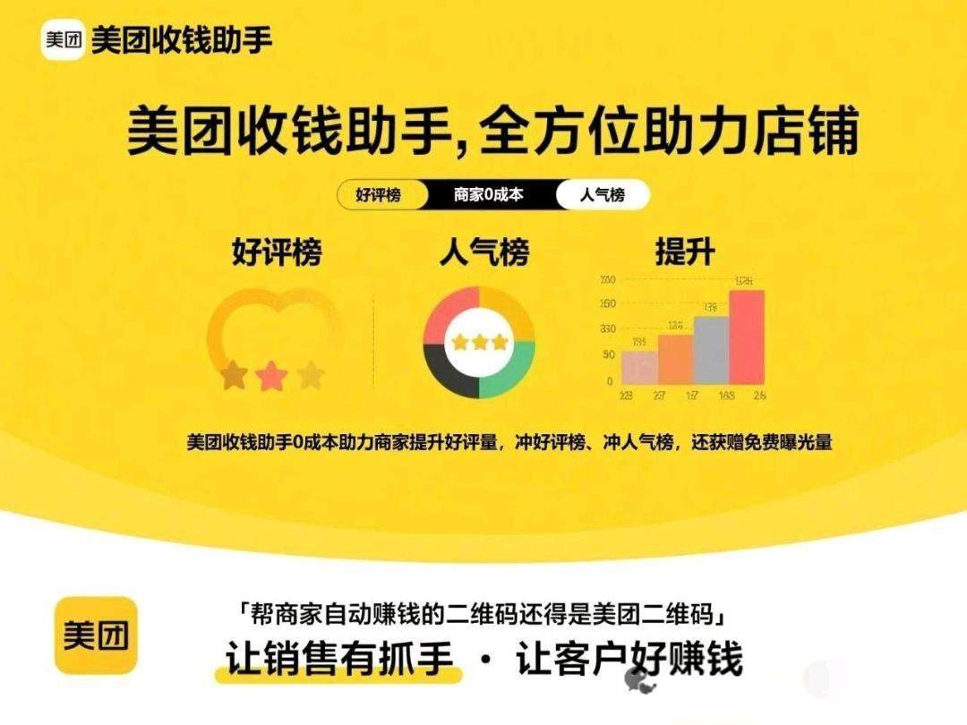 王先生地推项目美团支付，美团收款码，美团收款助手开单奖最高360每店