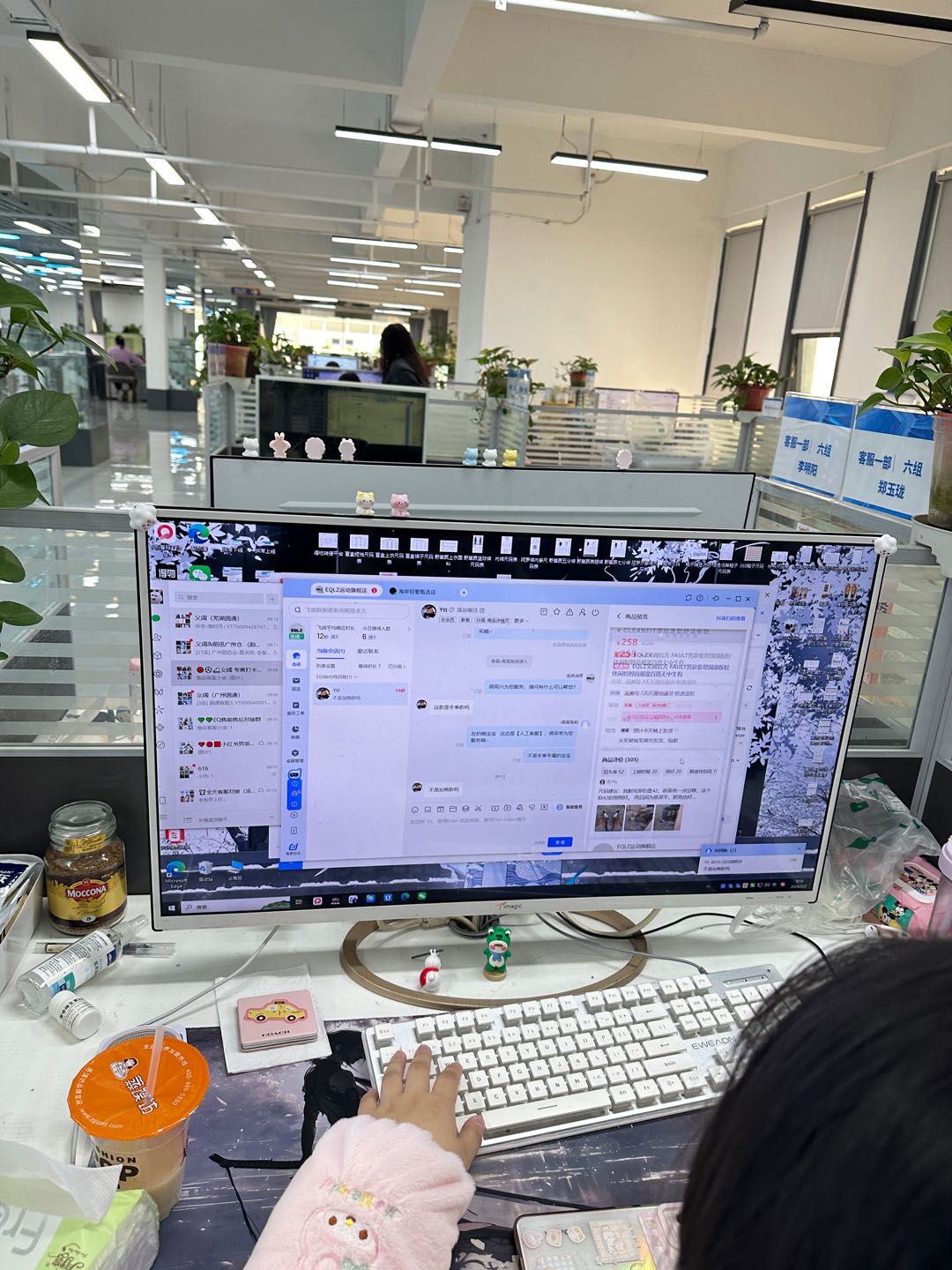 李女士电商客服外包合作项目，专业团队对接，帮商家提升店铺转化率，月入*