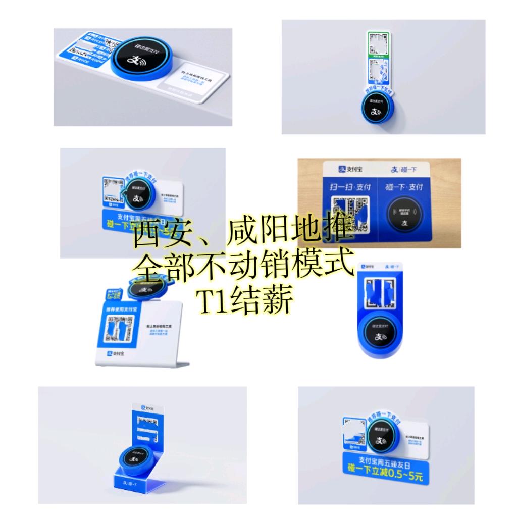 李先生地推项目西安范围推广支付宝小蓝环，不需要动销，物料免费，20/单