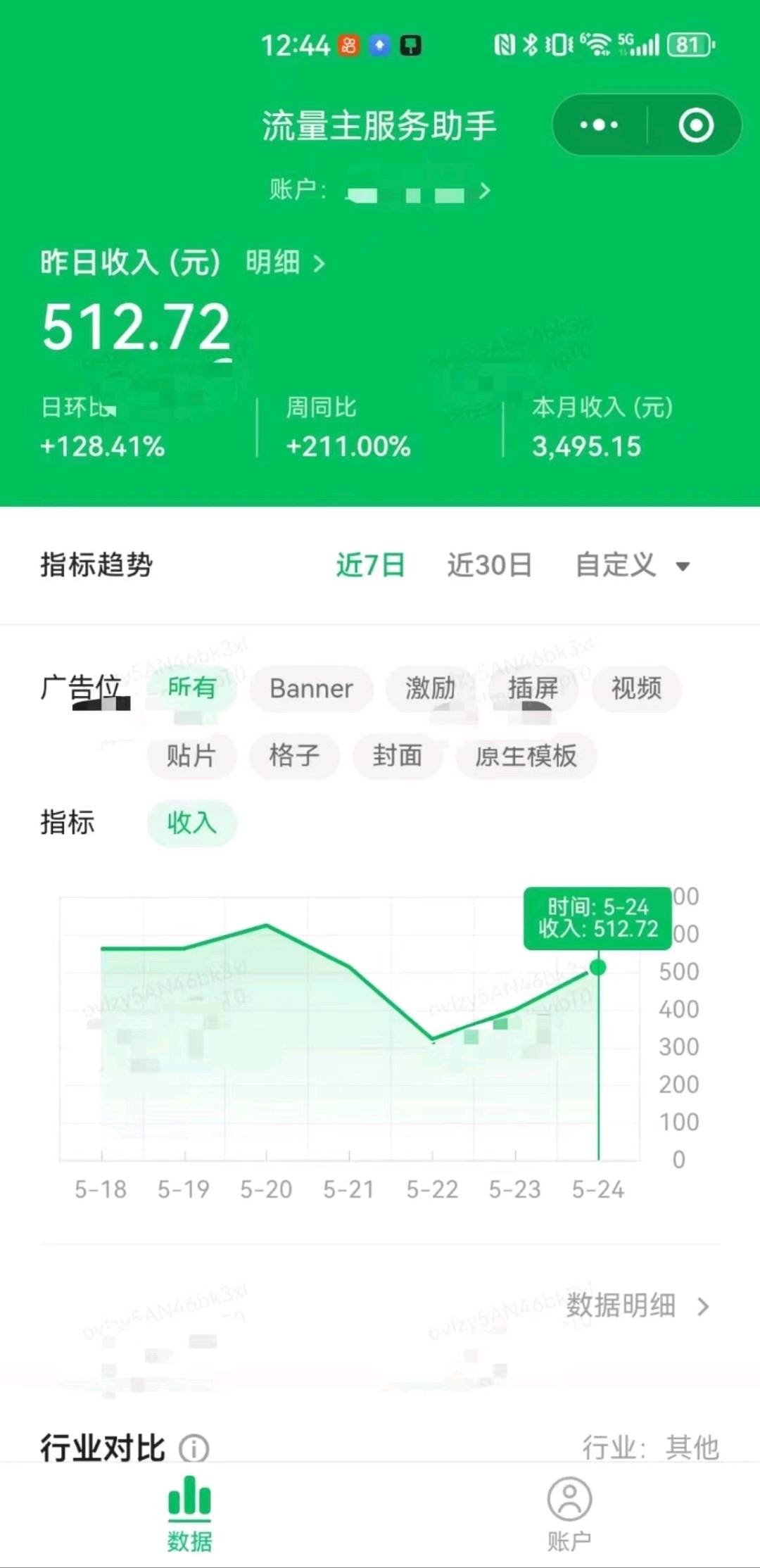张朋找合伙人微信小程序流量主