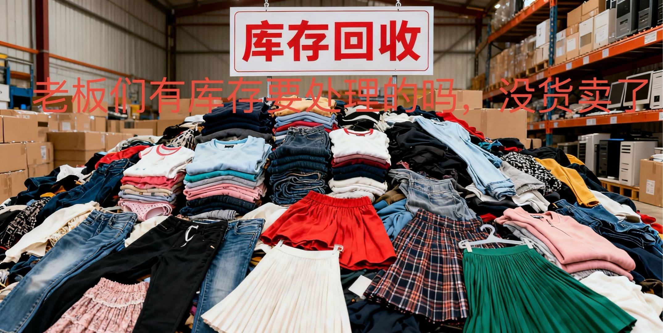 许中铜回收库存服装